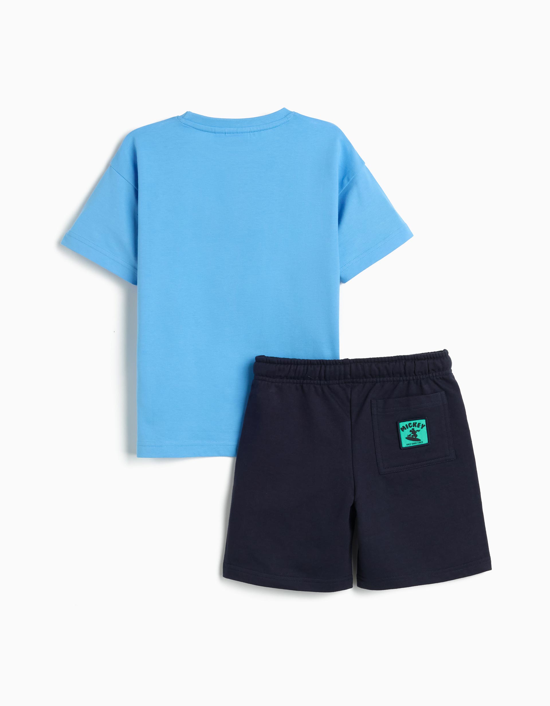 Conjunto 'Mickey' ©Disney, Menino, Azul Claro