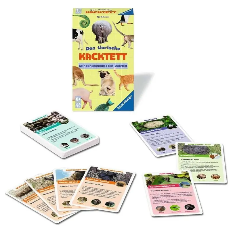 Kartenspiel Das tierische Kacktett