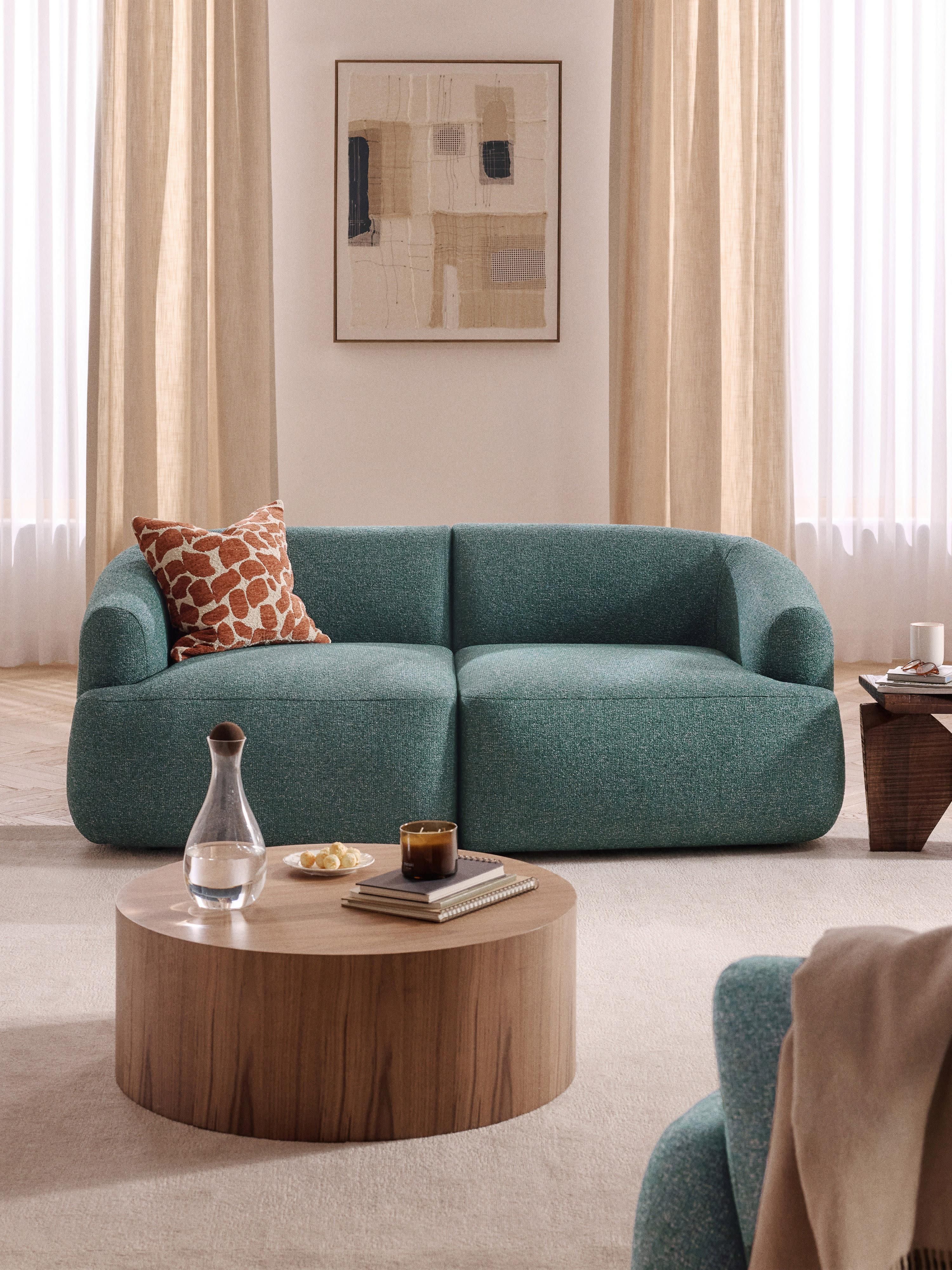 Modulares Bouclé-Sofa Sofia (2-Sitzer)
