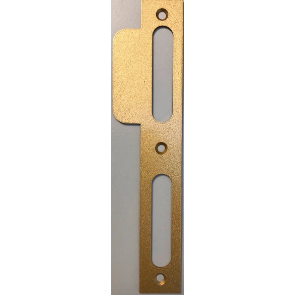 Schließblech, Stahl, goldfarben