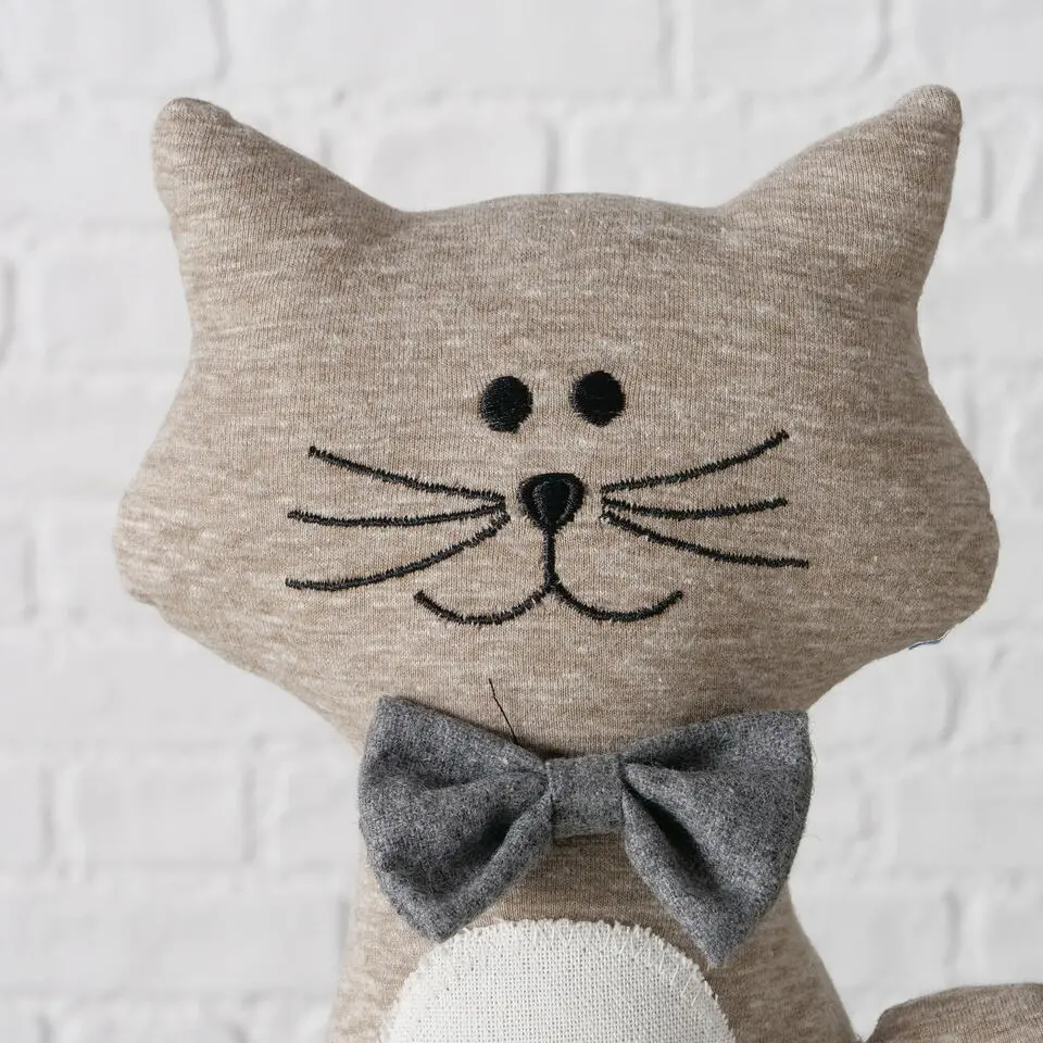 Boltze deurstopper Katje - 1 kilo - beige - 31 x 11 cm