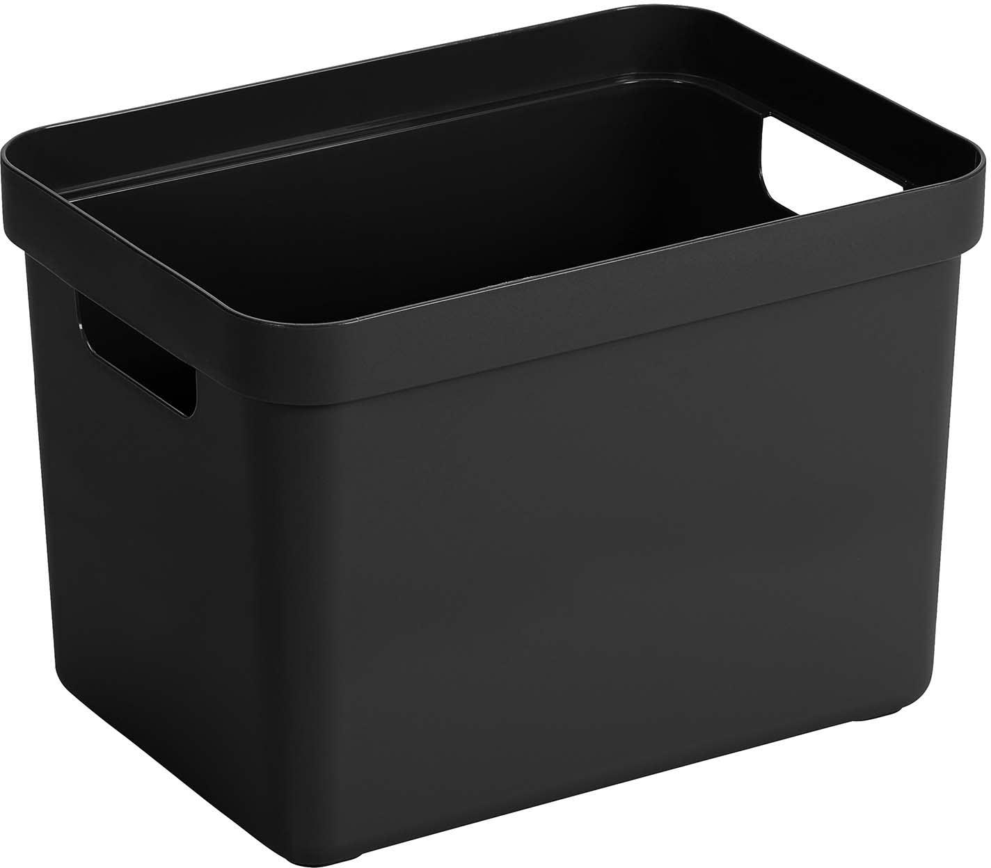 - Boîte de rangement sigma home box 18l noir