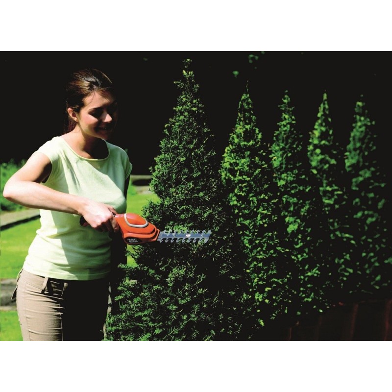 Sculpte-haie et cisaille gazon GSL700 7,2 V BLACK DECKER
