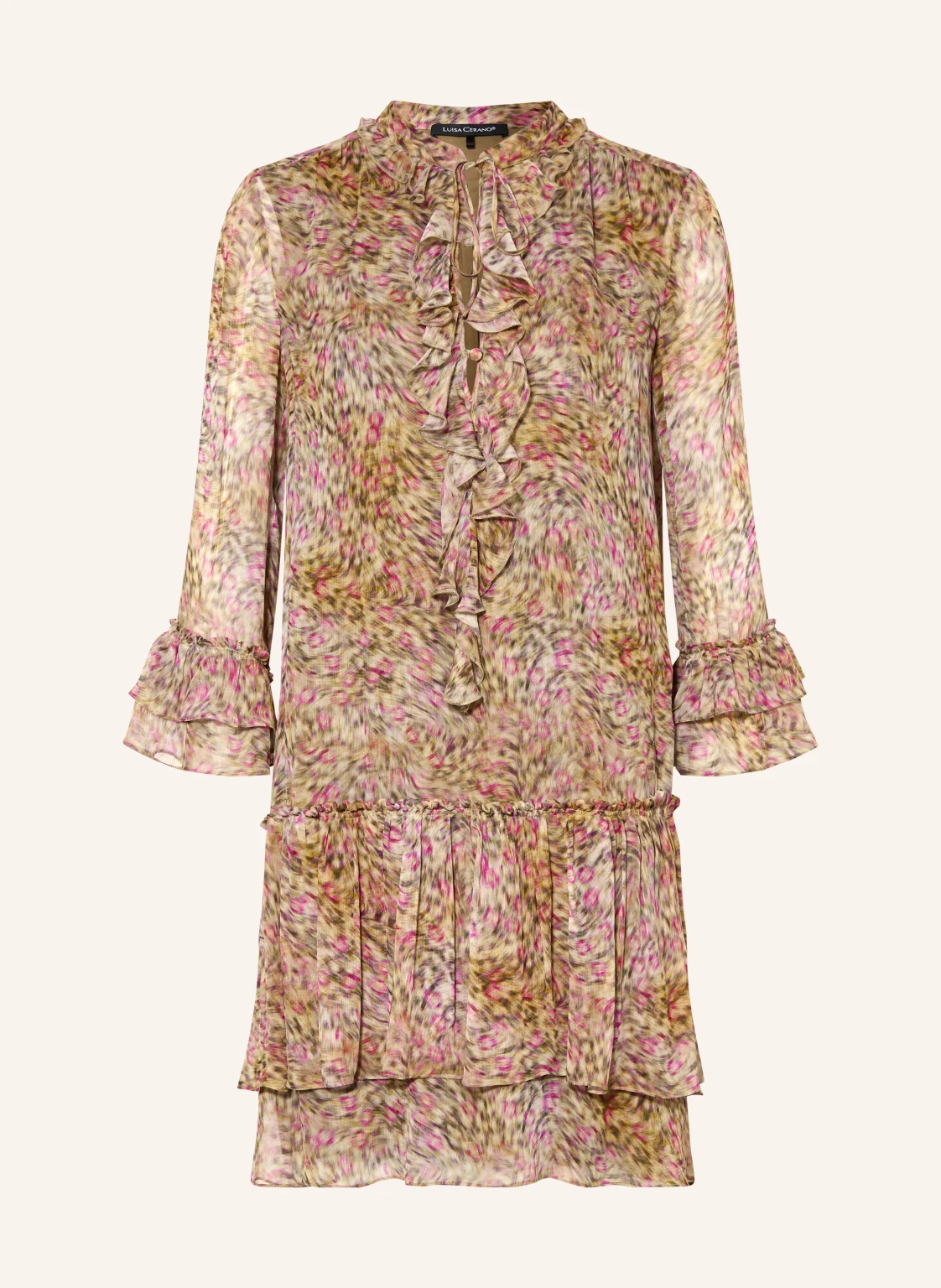 LUISA CERANO Kleid mit Rüschen und Volants