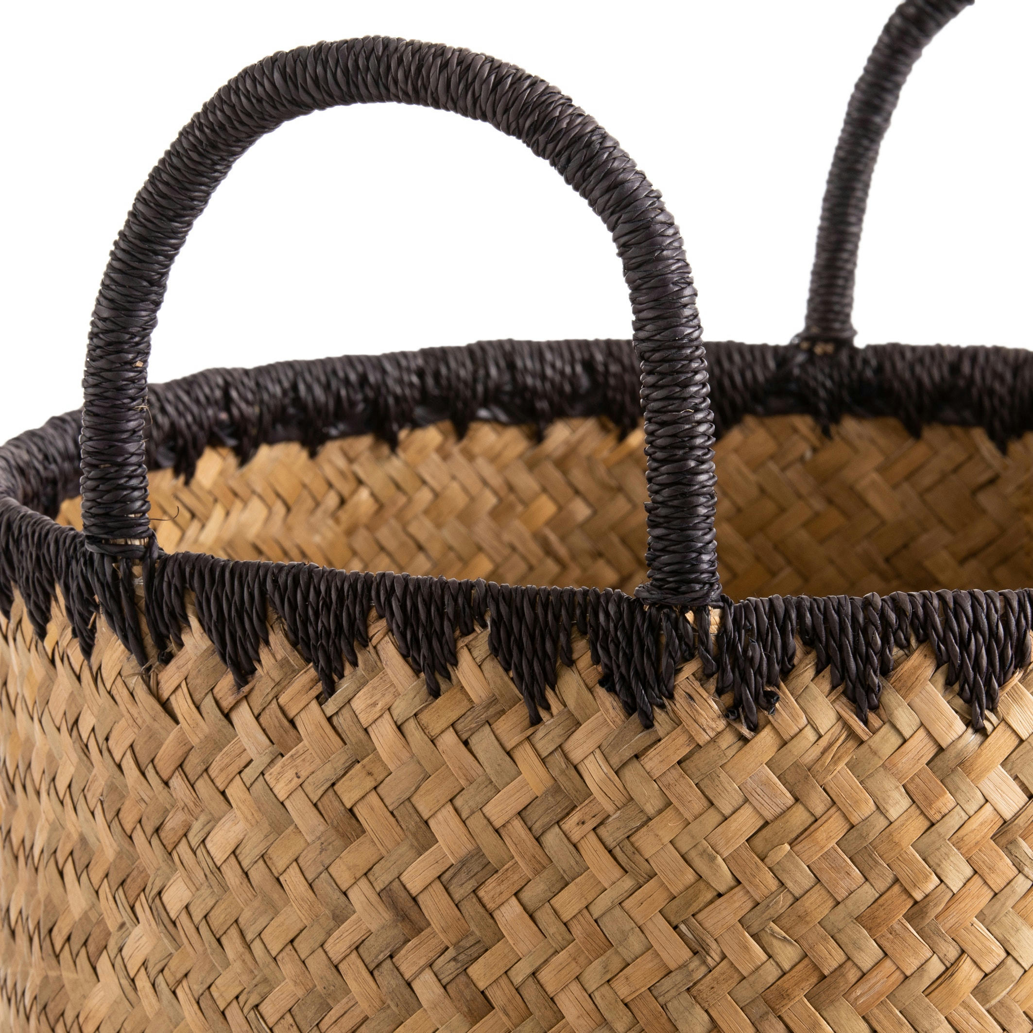 Panier haut en palmier tressé, Jak
