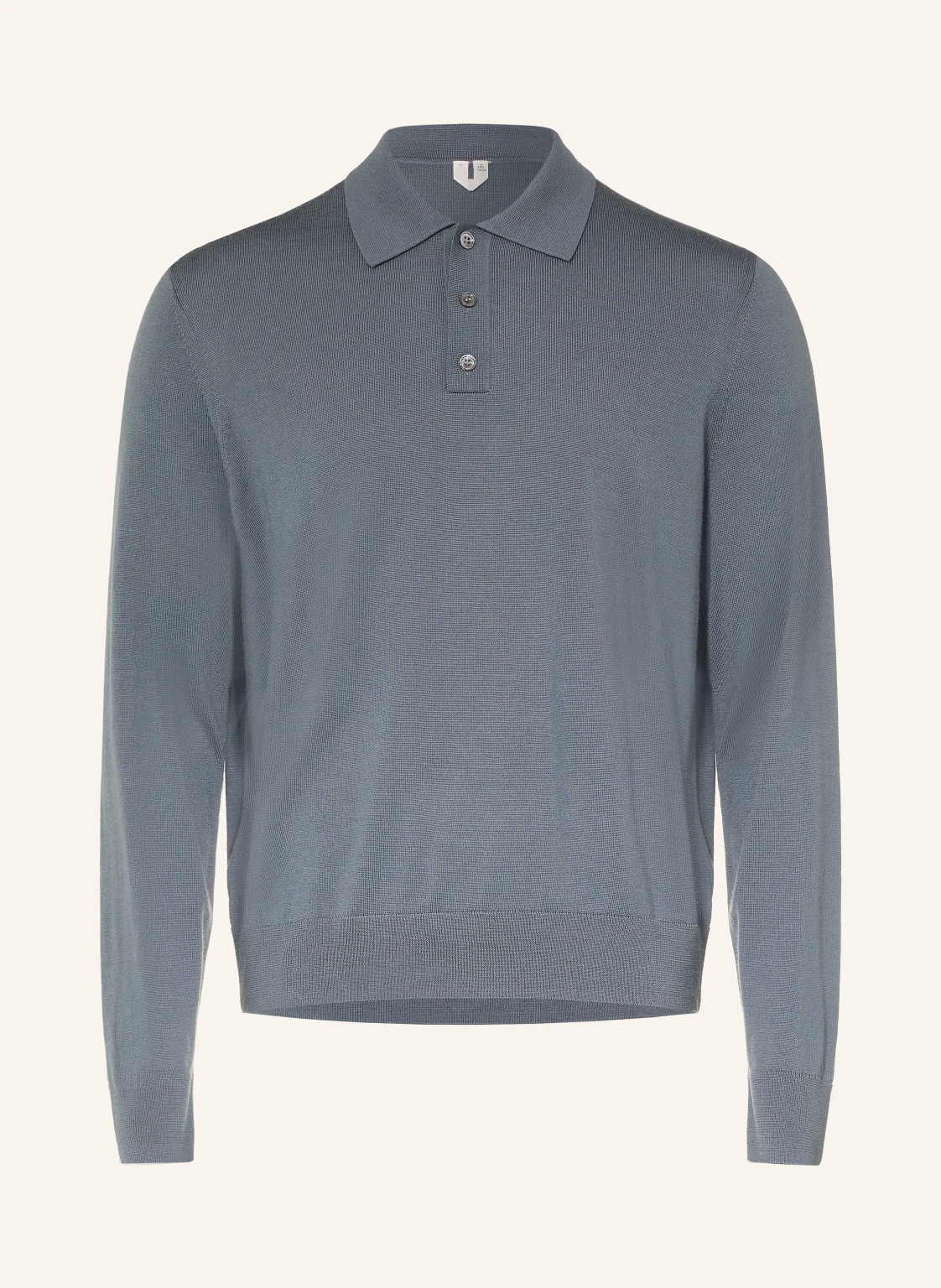 ARKET Strick-Poloshirt aus Merinowolle