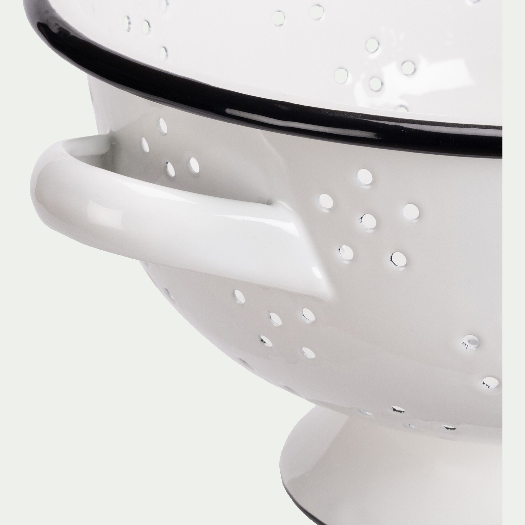 CIGOGNE - Passoire en acier D22cm - blanc