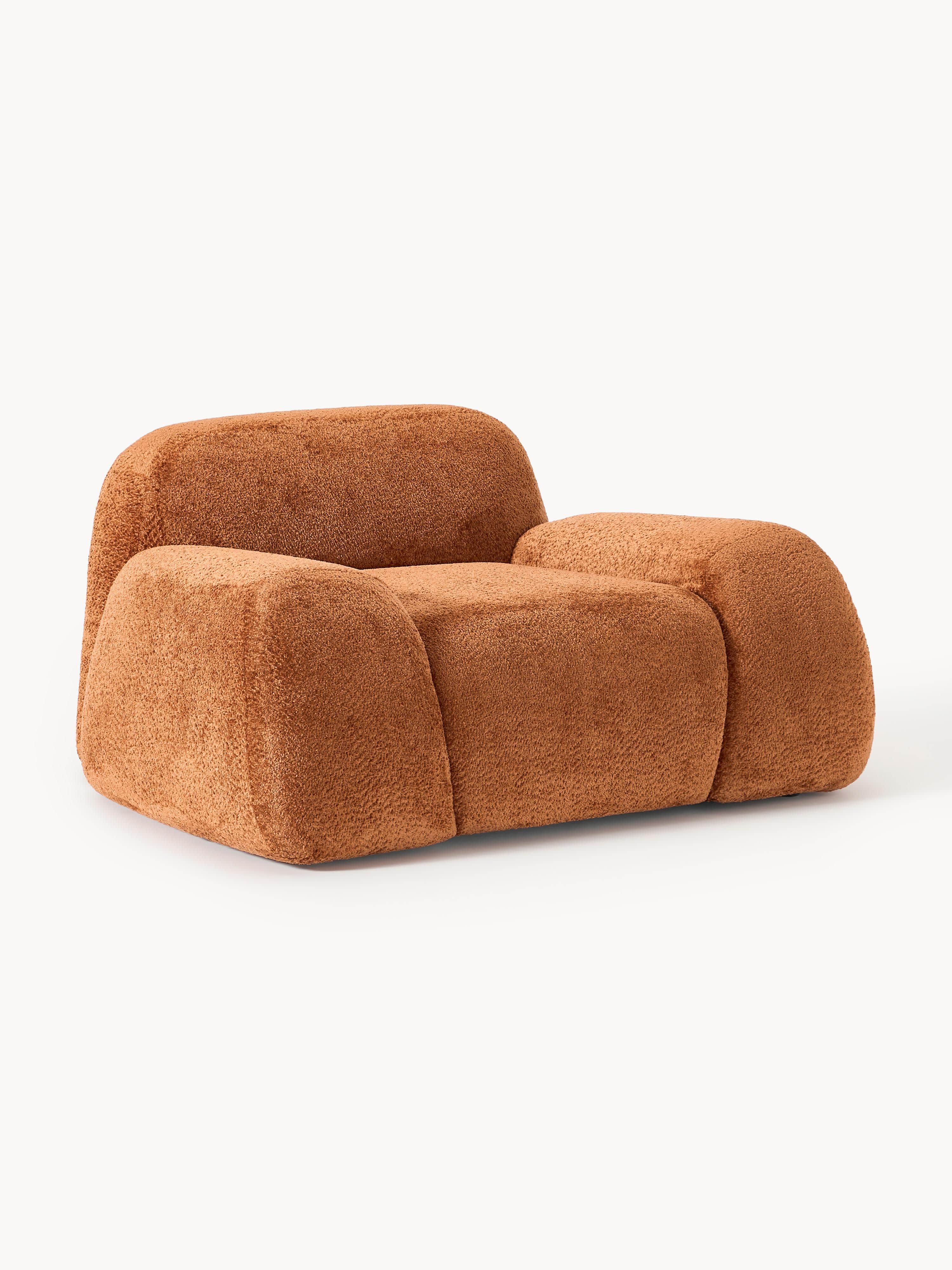 Loungesessel Wolke aus Teddy-Bouclé