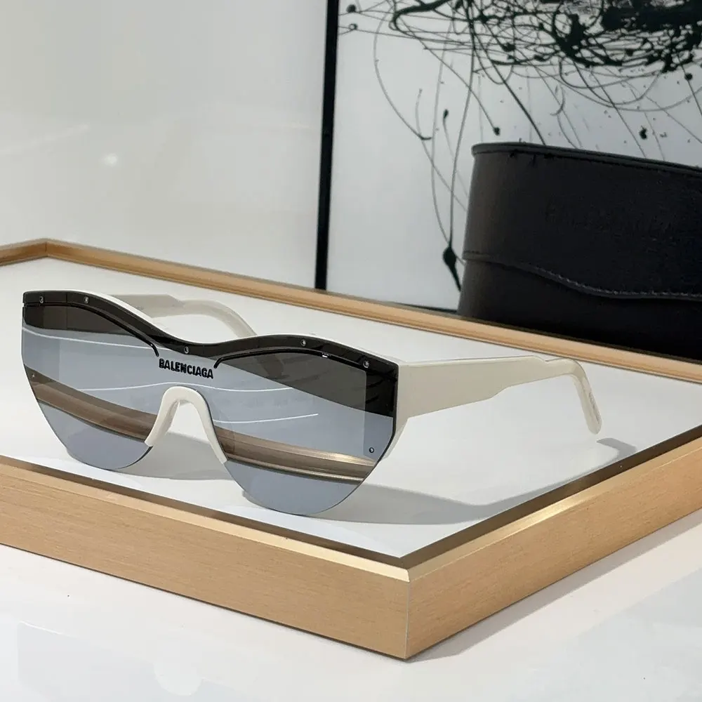 Balenciaga Mirror Logo  Sunglasses