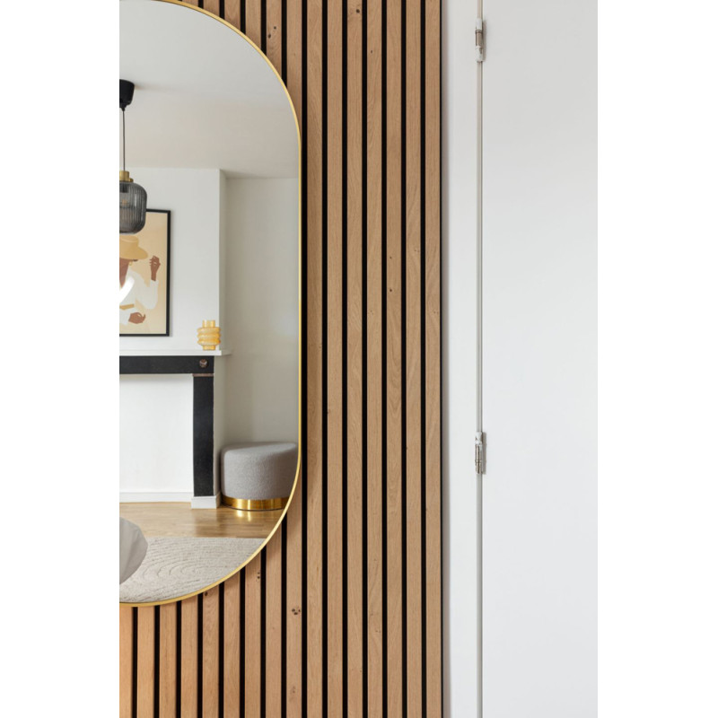 Lambris revêtu Latt Black Pepper Oak 30 x 125 x 2 cm 2 pièces MAESTRO