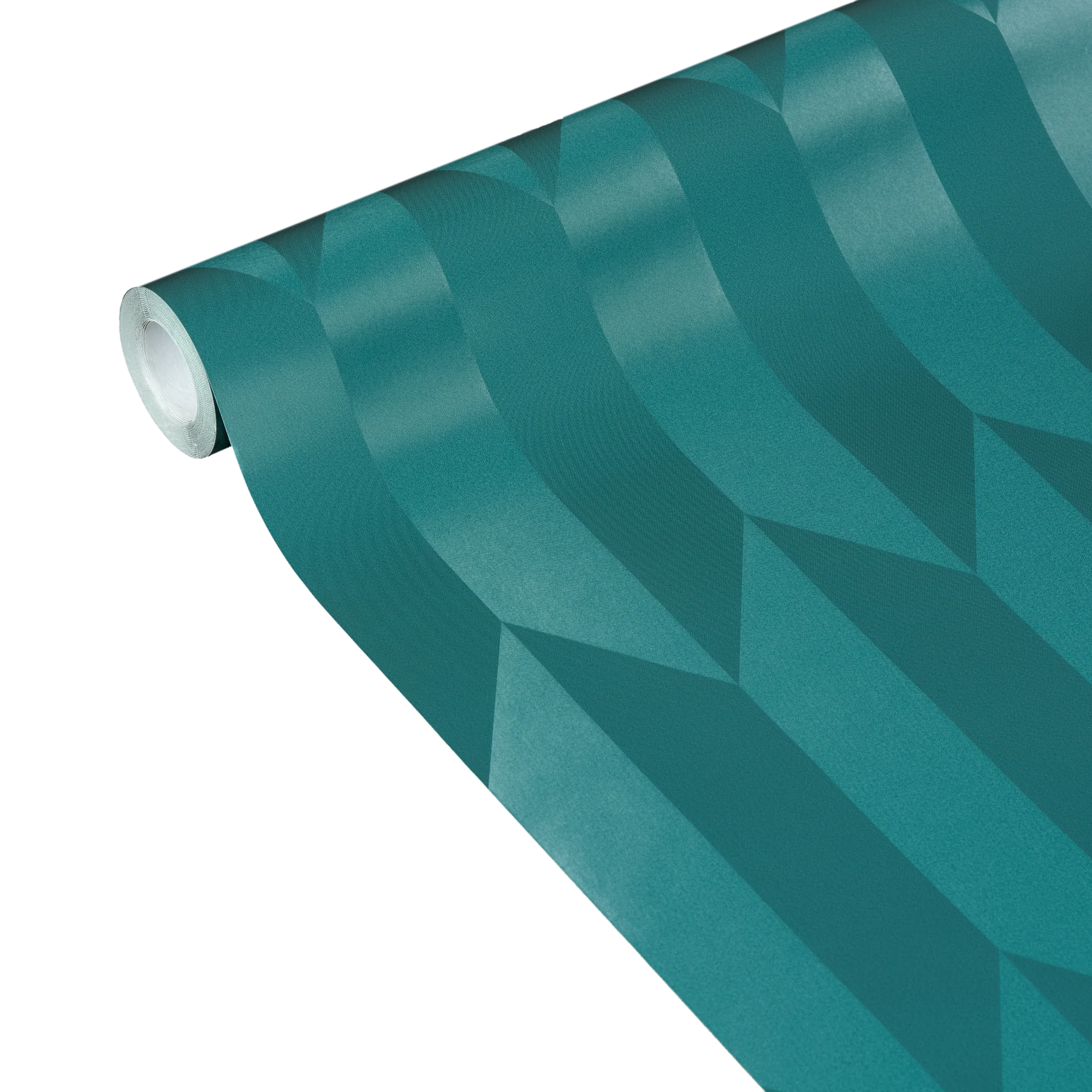 CosmoLiving Papier peint intissé GRAPHIC GROOVE bleu paon