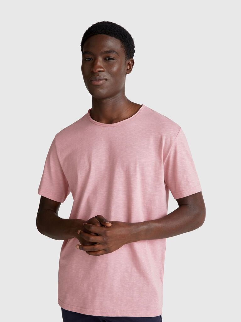 Slub cotton t-shirt