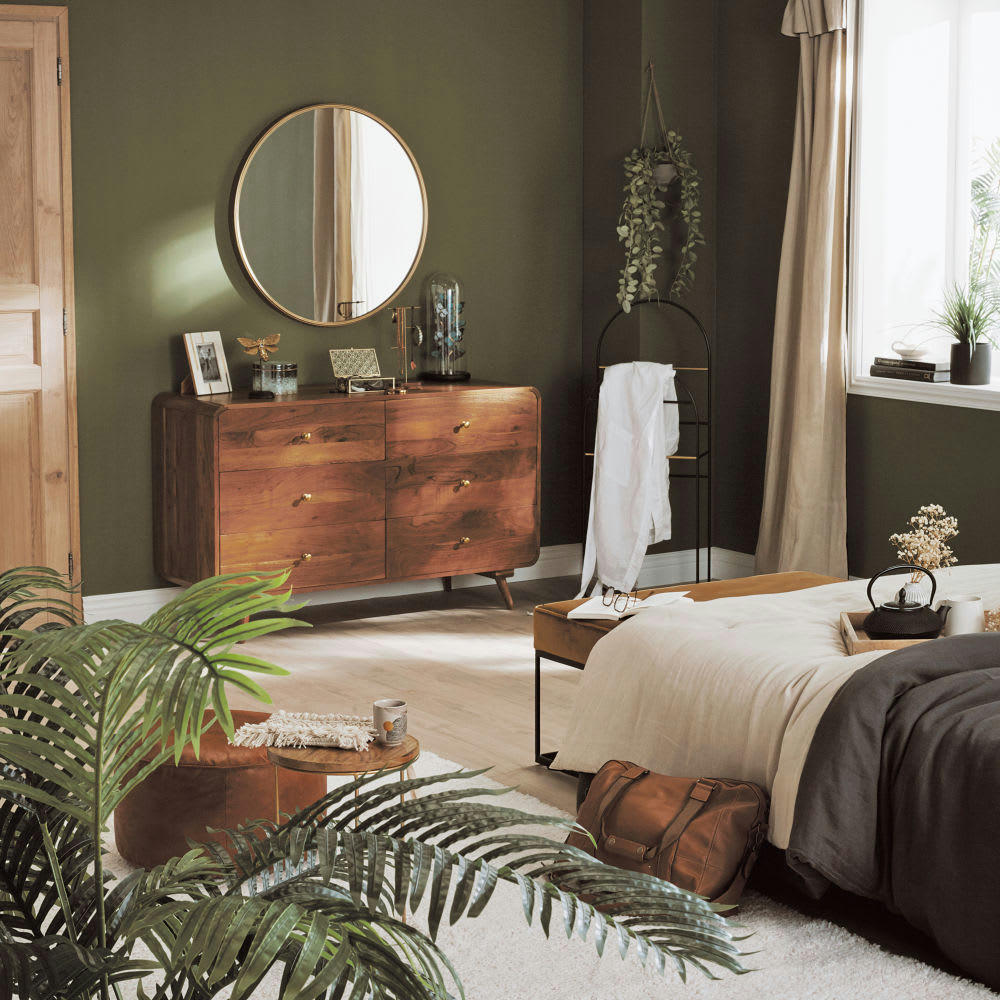 Elliot - Valet de chambre en métal noir ELLIOT