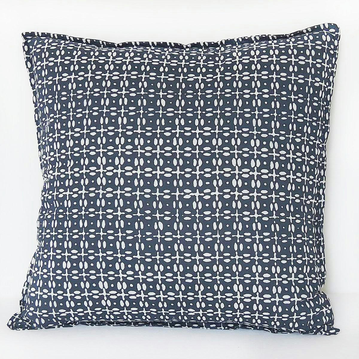 TESSA - Coussin carré en coton imprimé