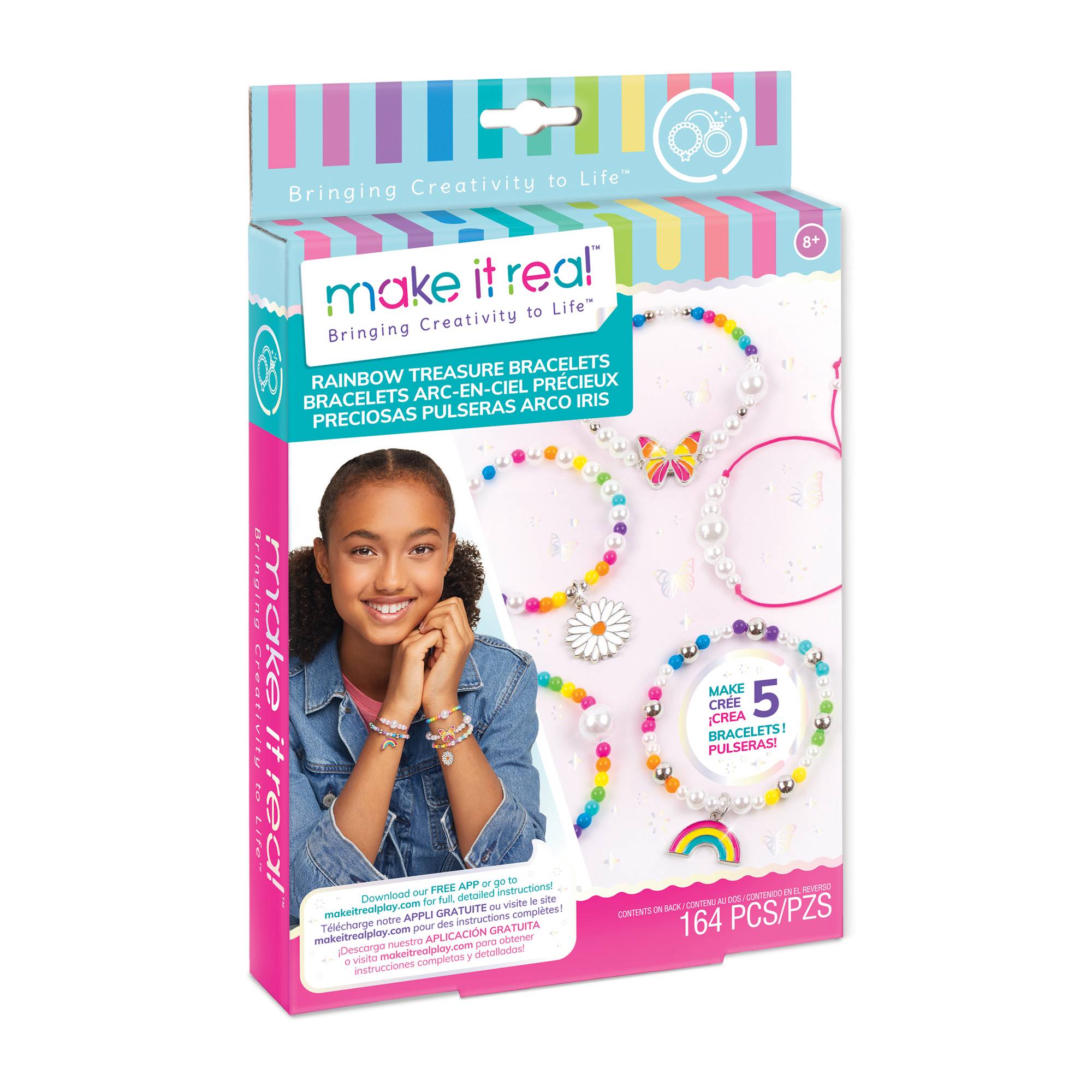 Make It Real Rainbow Treasure Bracelet Set