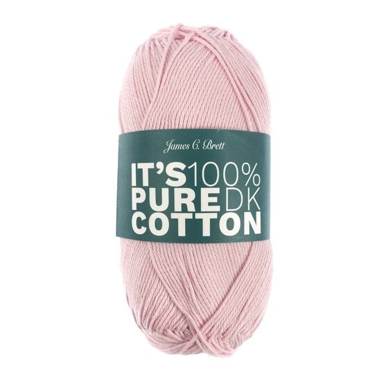 James C Brett Pale Pink It’s Pure Cotton Yarn 100g