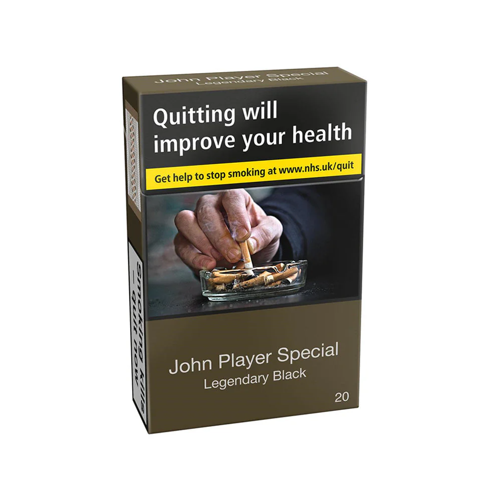 John Player Special Legendary Black 20s Cigarettes