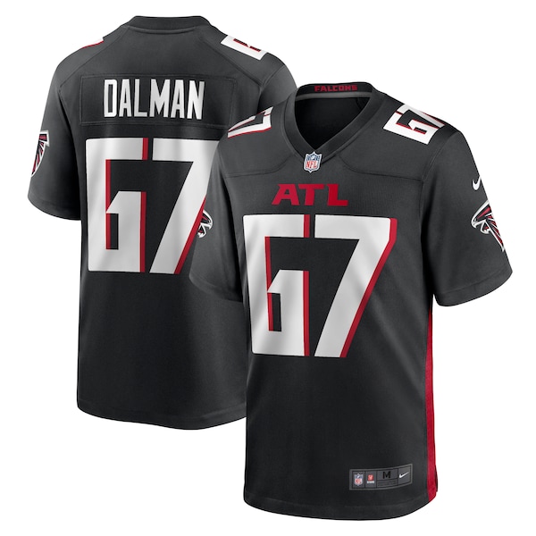 Drew Dalman Atlanta Falcons Nike Game Jersey - Black