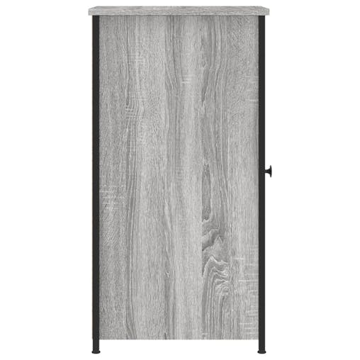 NNEVL Bedside Cabinets 2 pcs Grey Sonoma 32x42x80 cm Engineered Wood