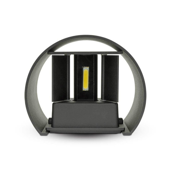 Kinkiet 756czarny LED 1x5W 700lm wym:10x14x11,5cm IP65 V-TAC