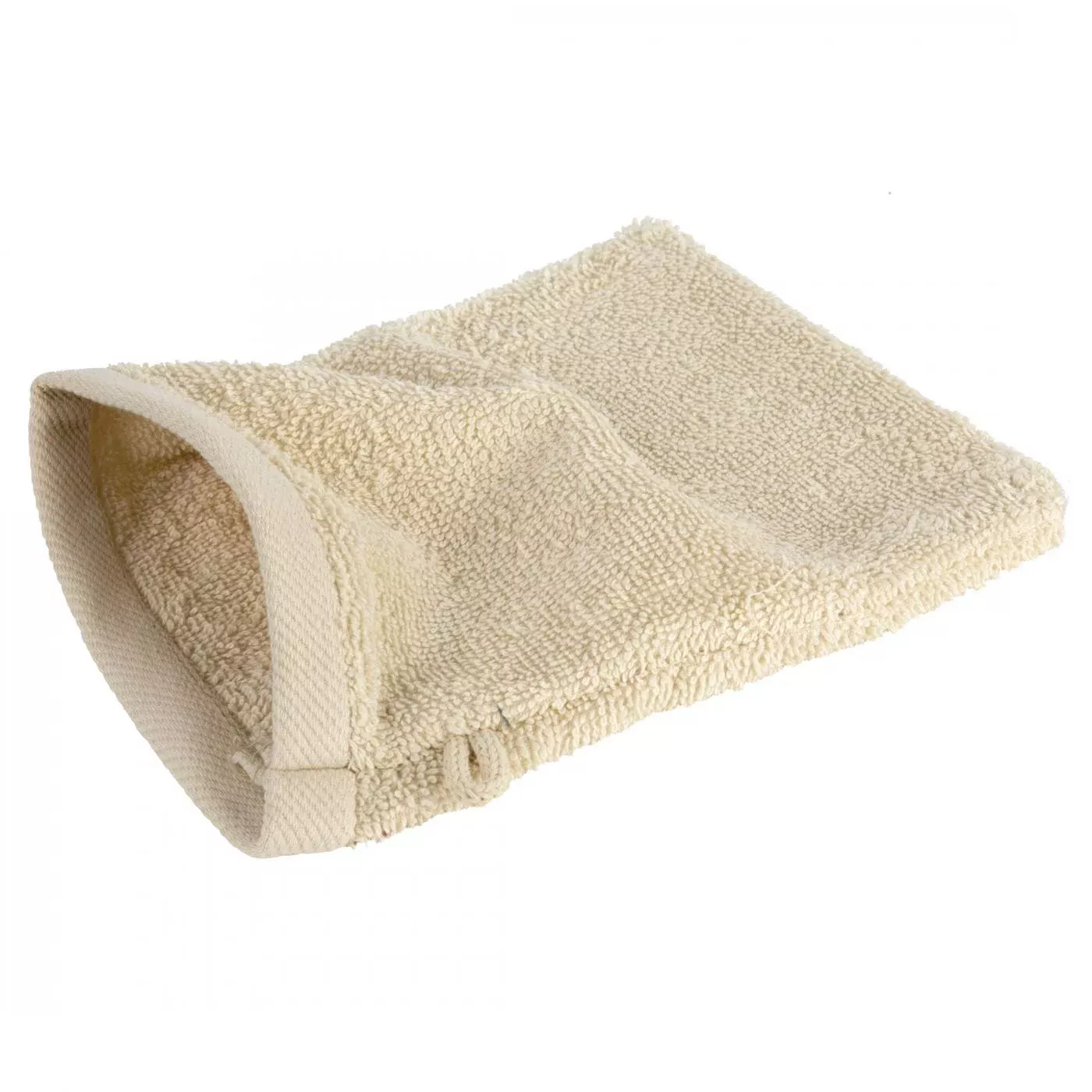 Myjka do kąpieli 16x21 cm bawełniana kolor beżowy 500 g/m2 GŁADKI 2