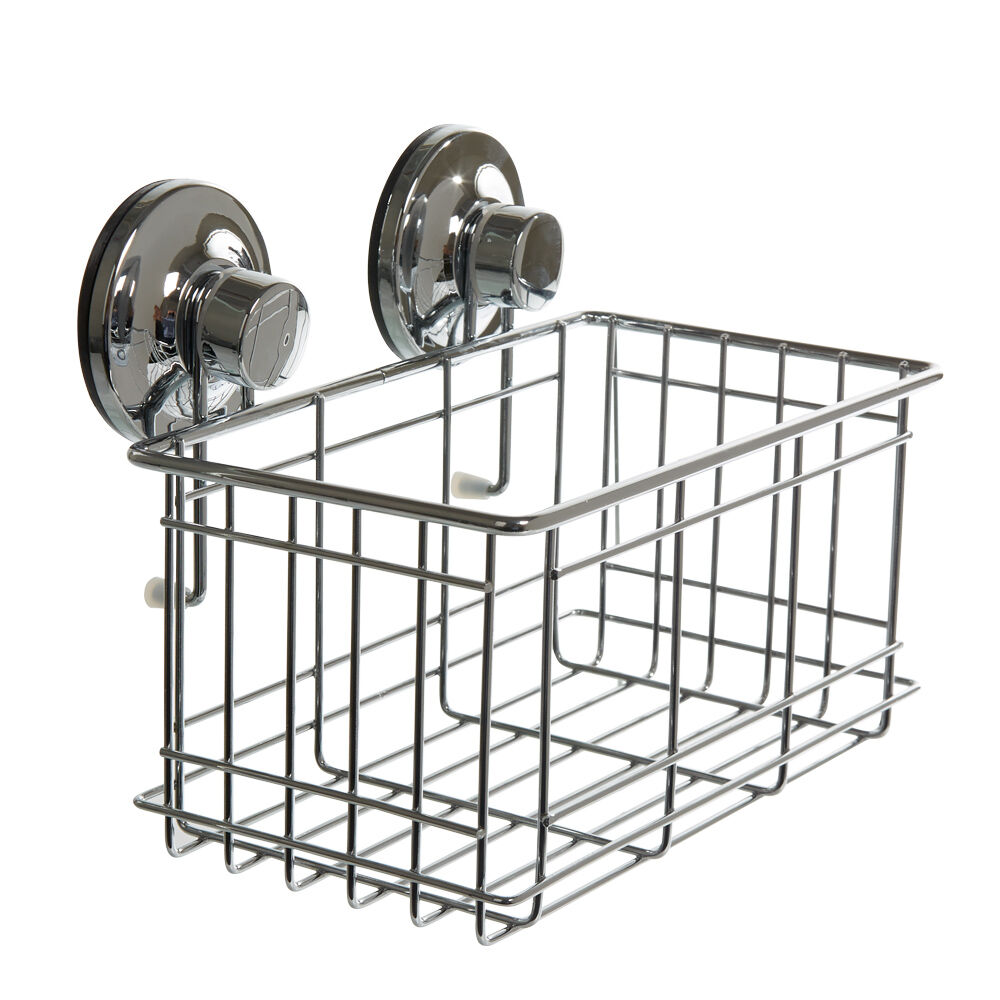 Panier de douche à ventouse inox
