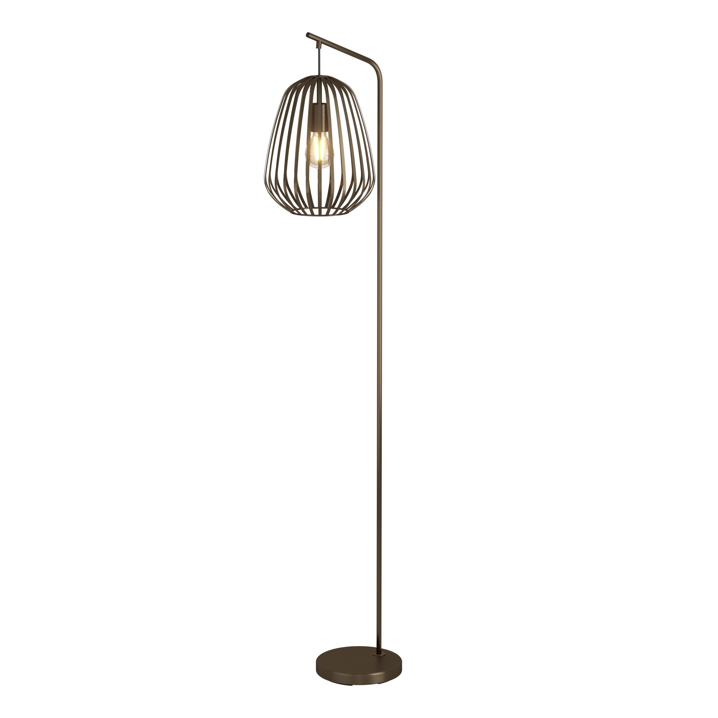 EGLO vloerlamp Espinal - e27 - h 170 cm - brons - staal