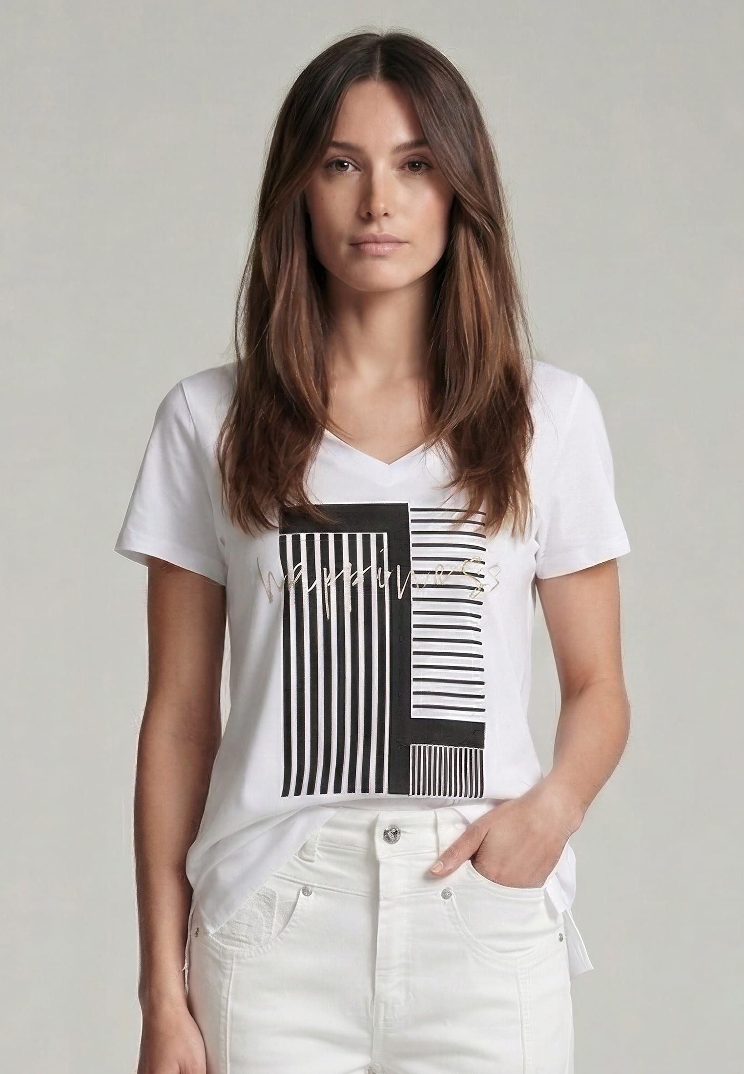Shirt mit geometrischen Print
