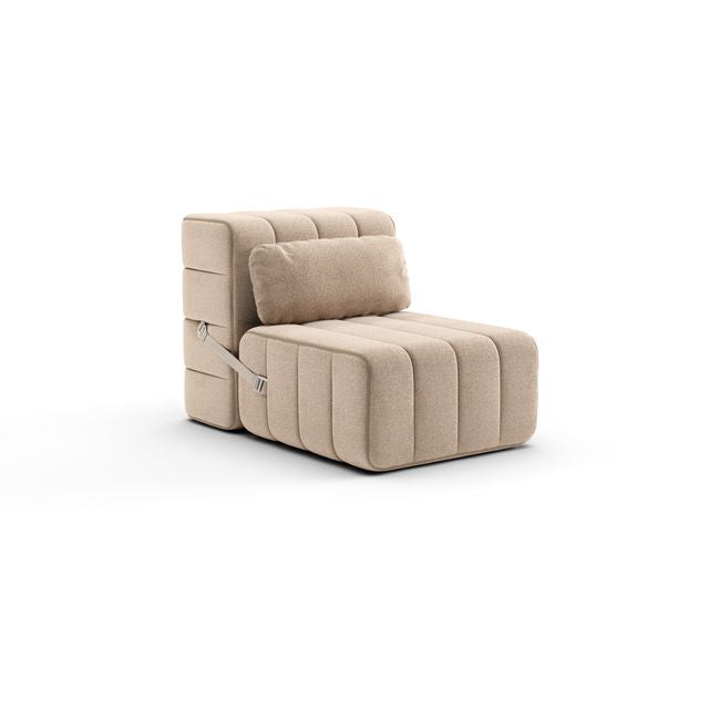 Curt kussen 60x30 - Dama - 0029 (Beige   Grijs)