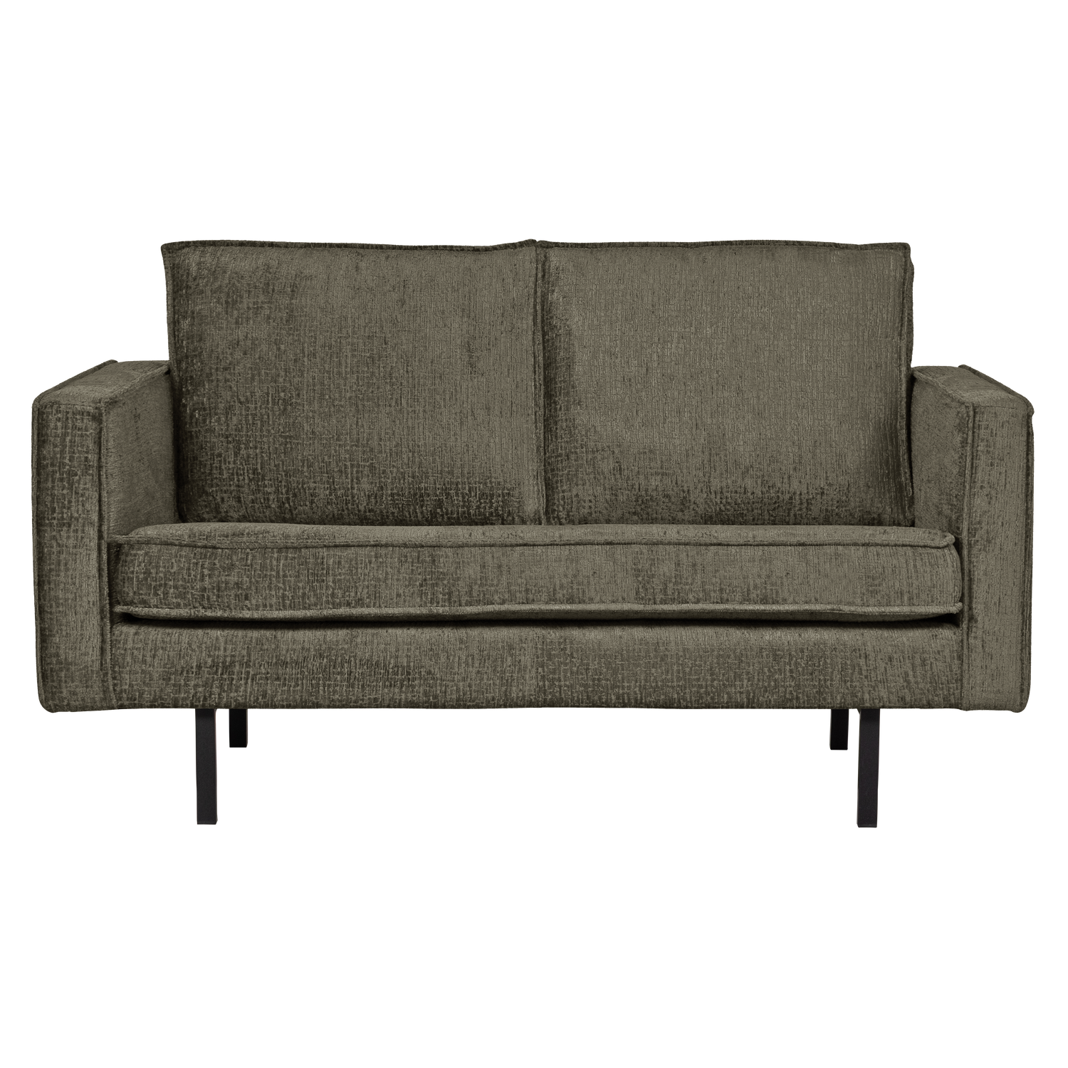 WOOOD 2-zits bank Rodeo - Structure Velvet - Frost - 85x150x86