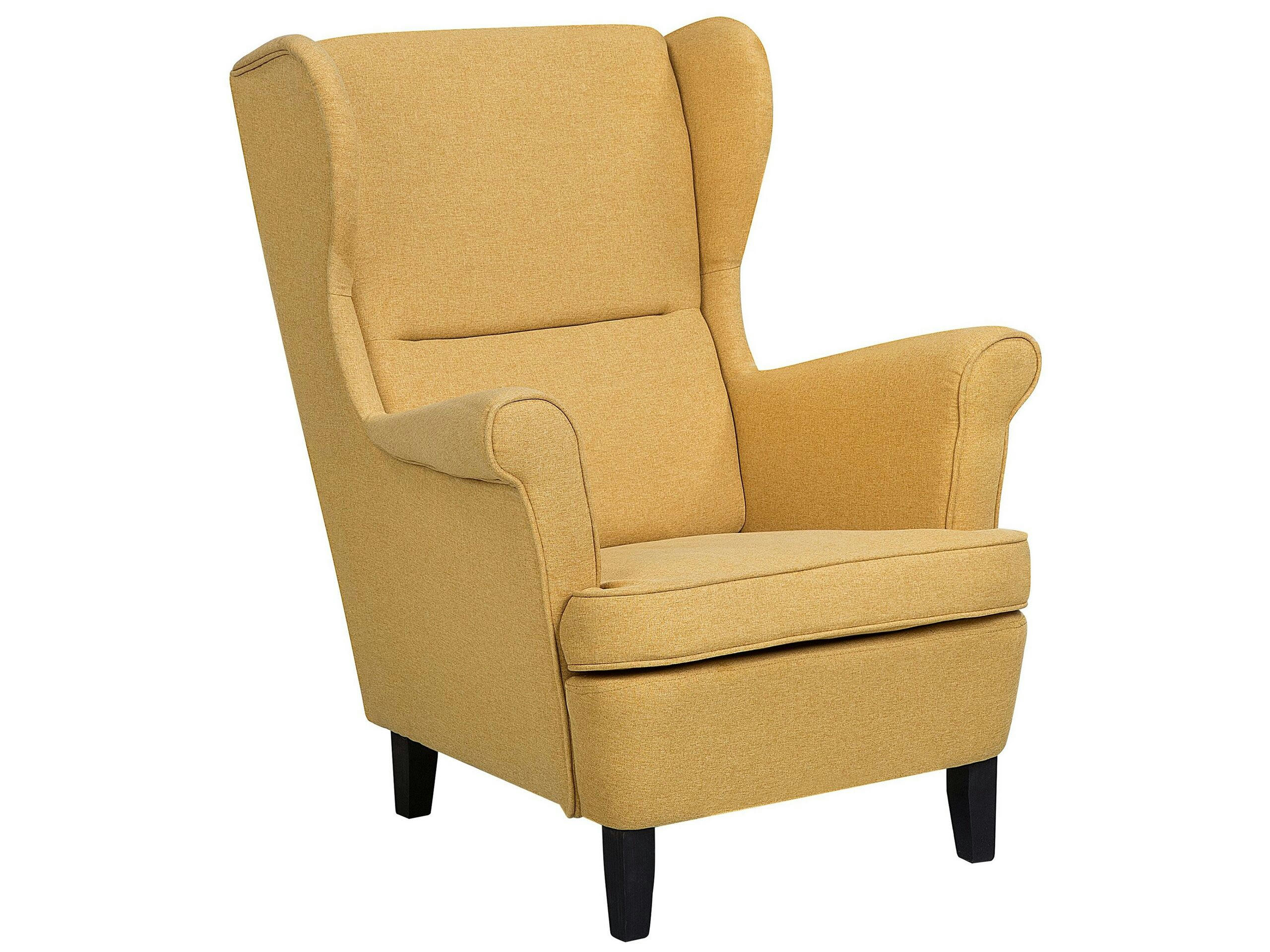 ABSON - Fauteuil en tissue jaune