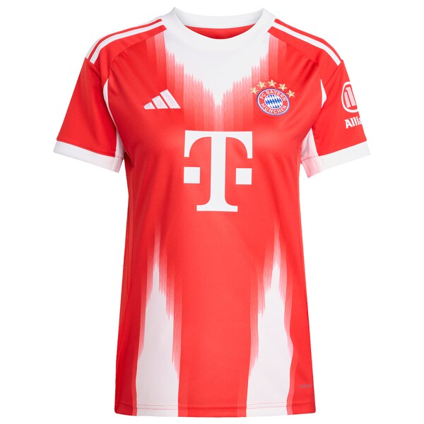 Bayern Munich adidas Women's 2025/26 Home Replica Custom Jersey - Red
