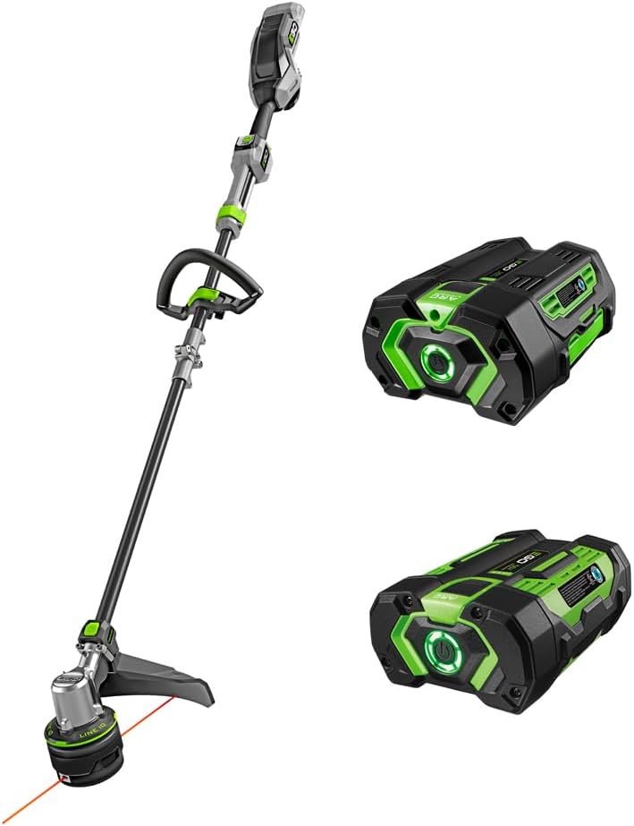 EGO Power+ ST1623T 56-Volt 16-Inch Cordless String Trimmer  4.0Ah Battery  320W Charger Included Plus Extra BA1400T 2.5Ah Battery