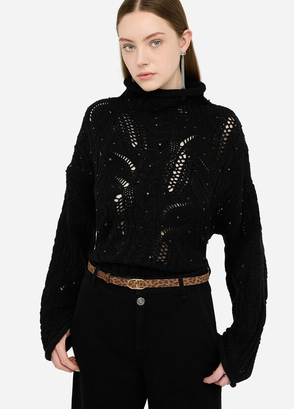 Cintura in pelle scamosciata