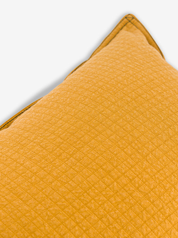 Coussin checks mini 30x50 miel miel