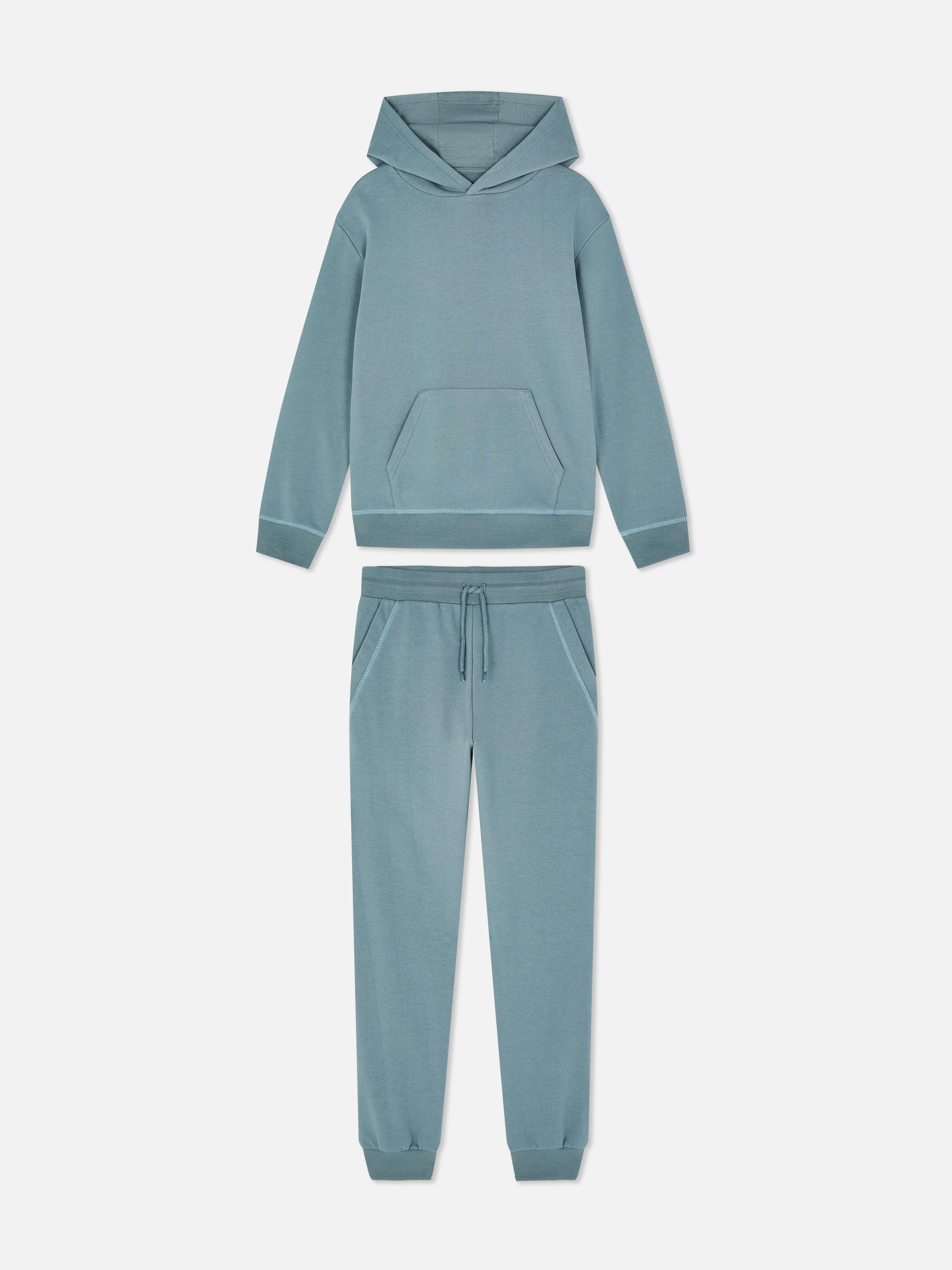 Pullover Hoodie and Cuffed Joggers Set