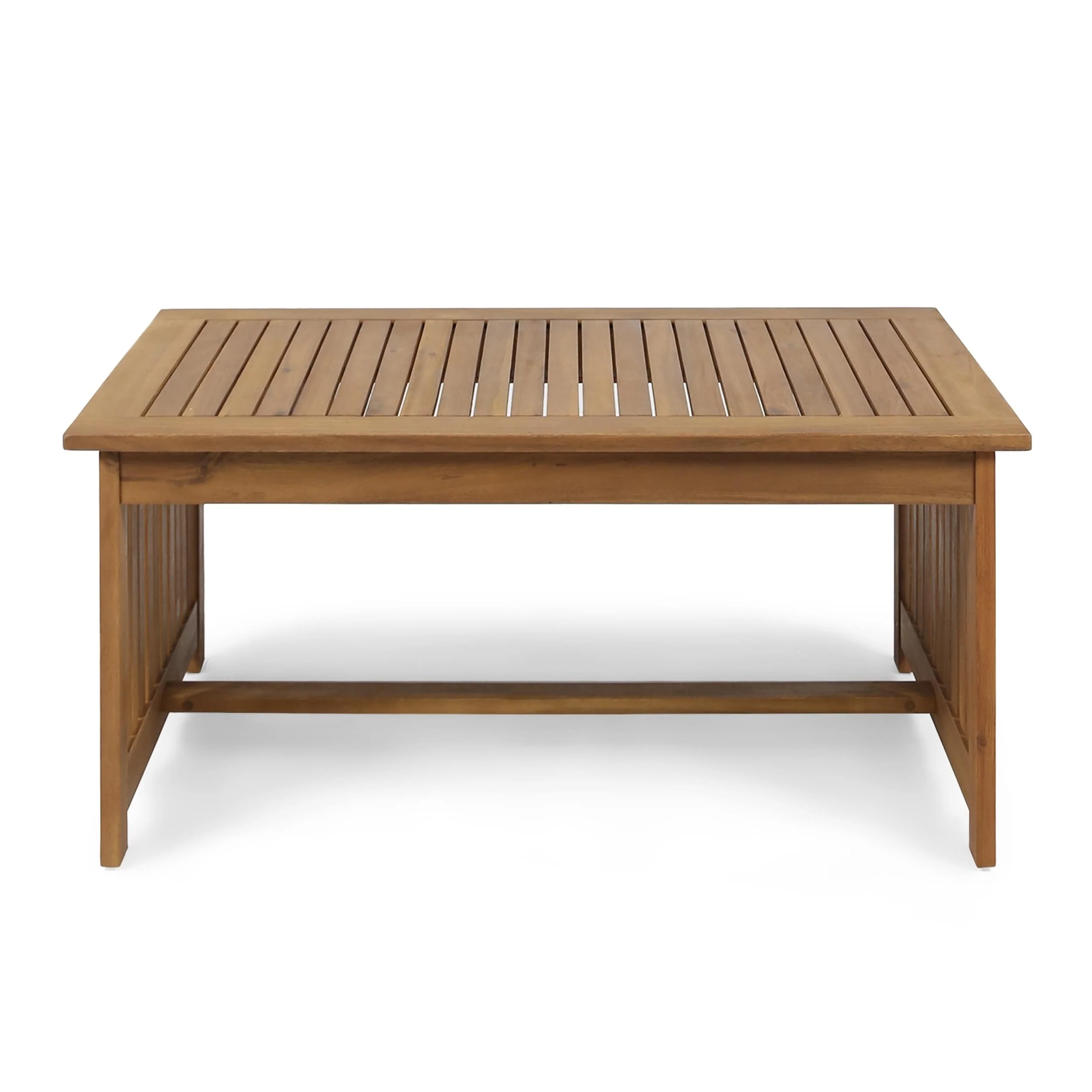 Carolina Outdoor Acacia Wood Coffee Table by Christopher Knight Home