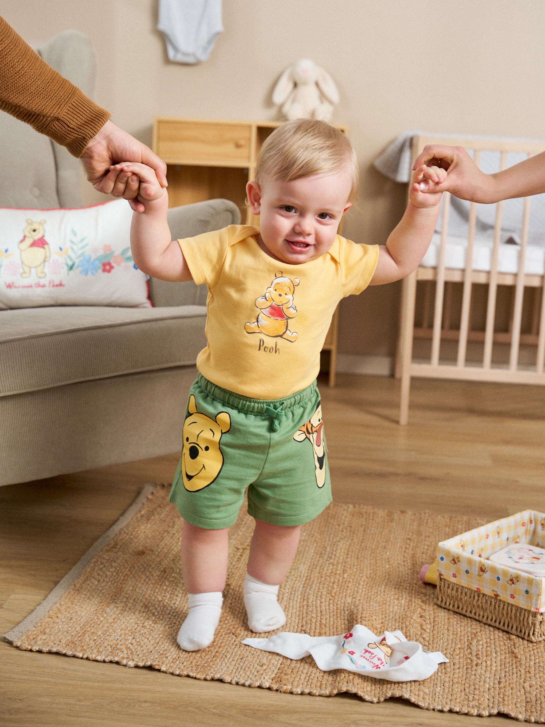 Bawełniane body z nadrukiem 2 pack Winnie the Pooh