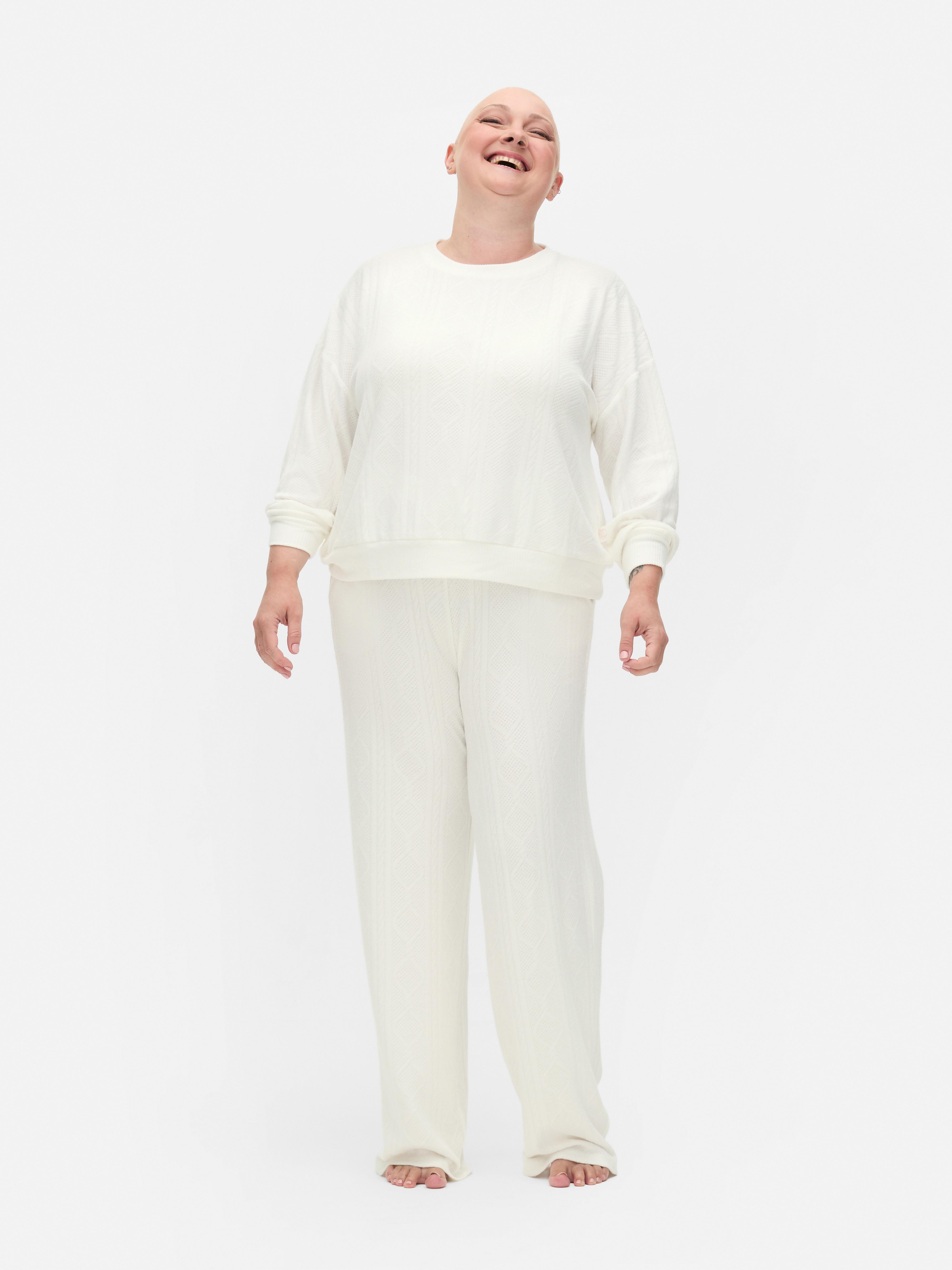 Super Soft Cable Pajama Sweatshirt