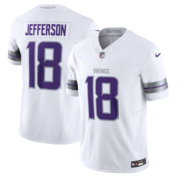 Justin Jefferson Minnesota Vikings Nike Alternate Vapor F.U.S.E. Limited Jersey - White/Purple