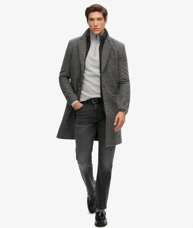 Two In One Wool Overcoat