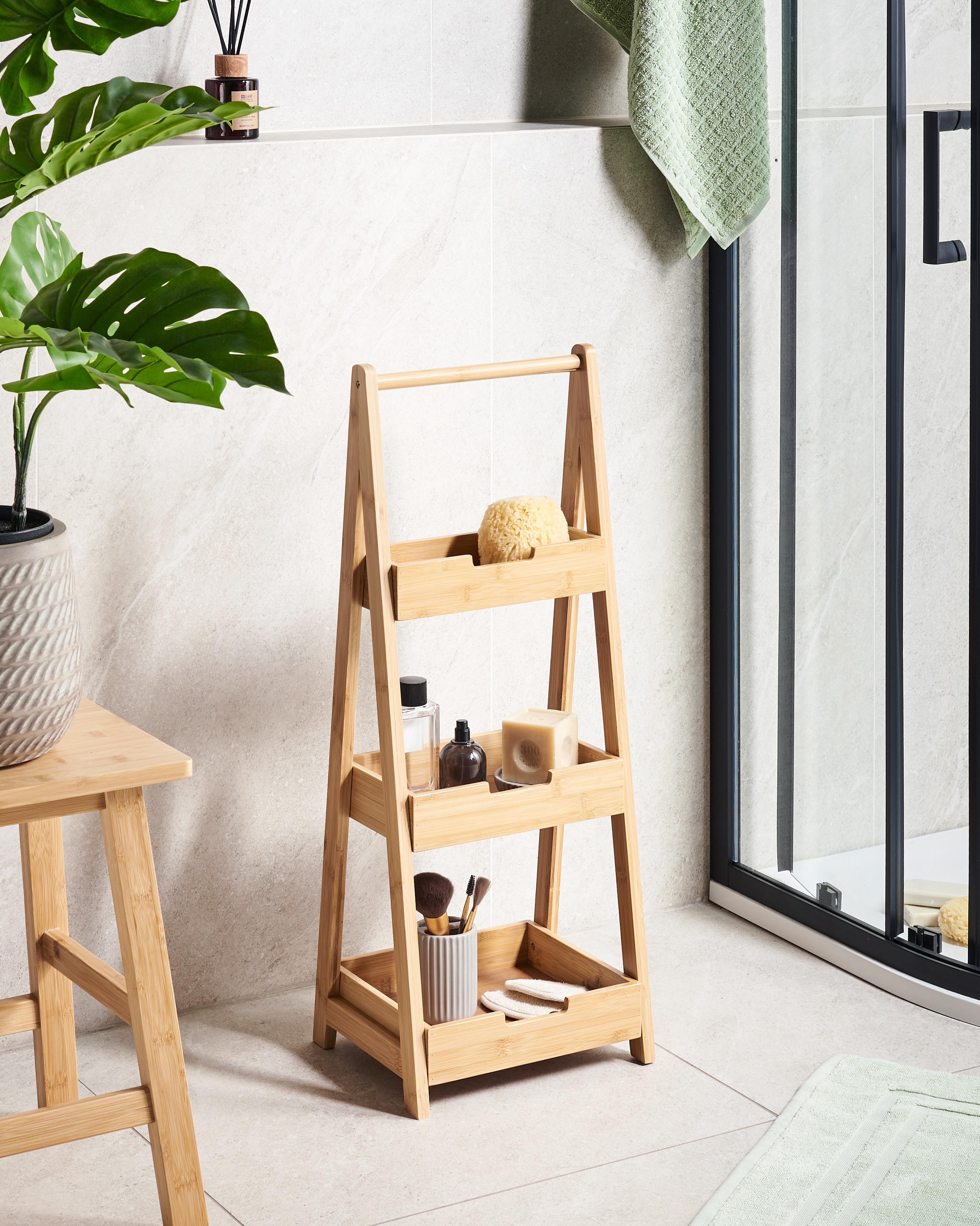 Shelving Unit ALERCE Bamboo Light Brown