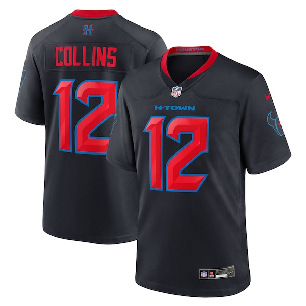 Nico Collins Houston Texans Nike 2nd Alternate Game Jersey -  Navy