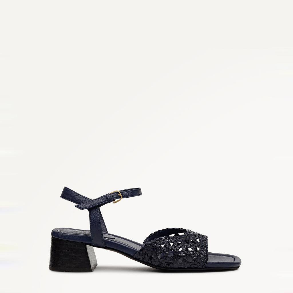 The Camden - Low Block Weave Sandal
