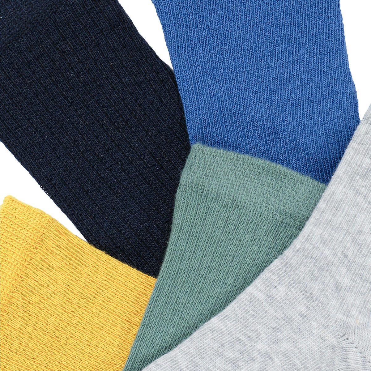 Lot de 10 paires de chaussettes en côtes