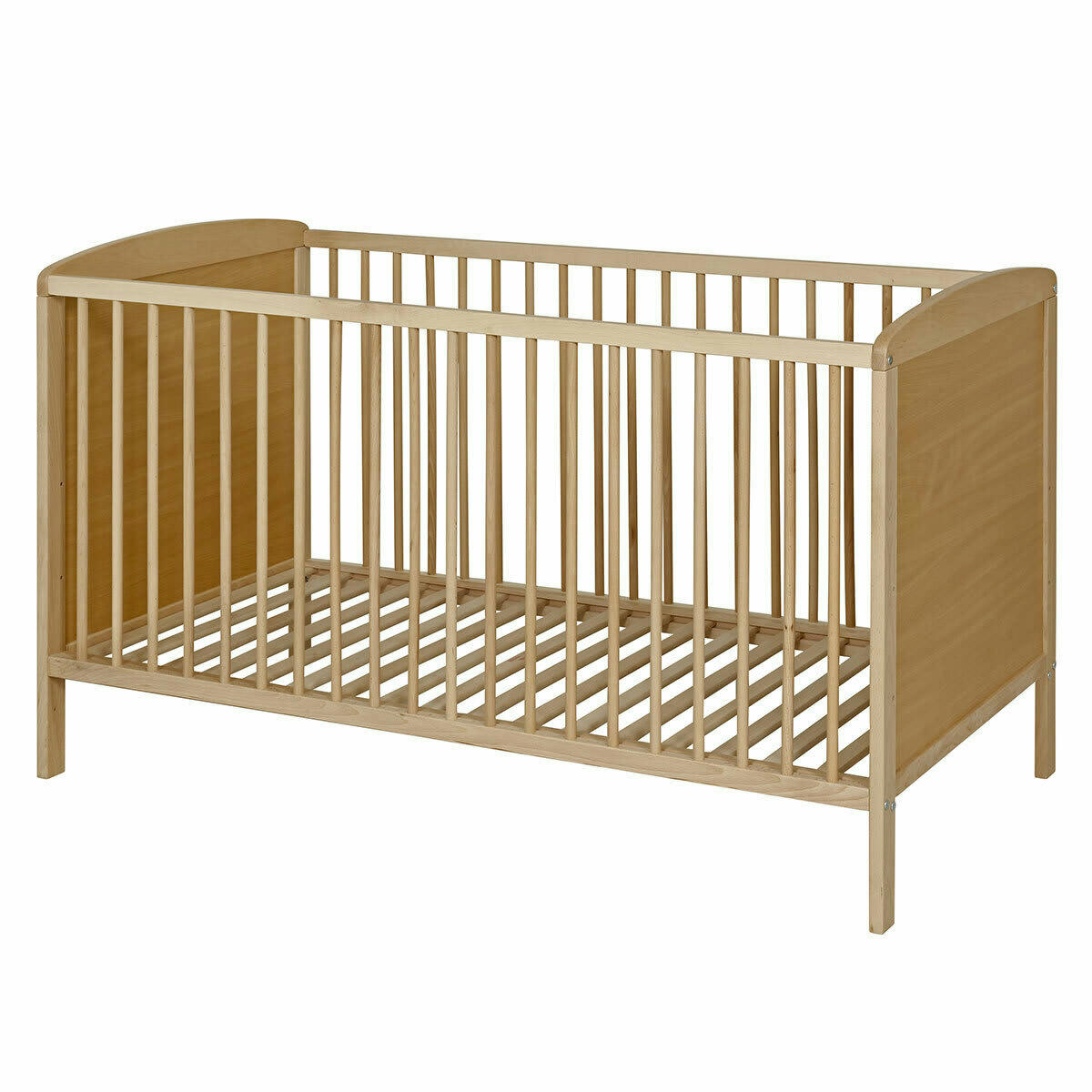 FLOCON - Lit bébé à barreaux 70x140 cm bois massif