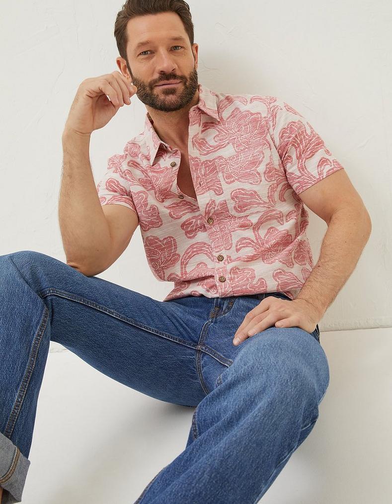 Floral Block Print Shirt