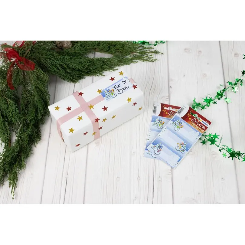 Sticker 12-teilig Winterlandschaft