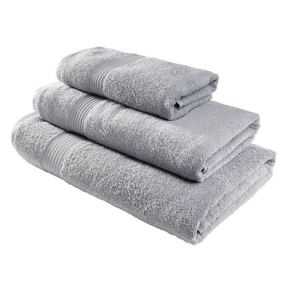 Drap de bain 70x130cm coton gris acier