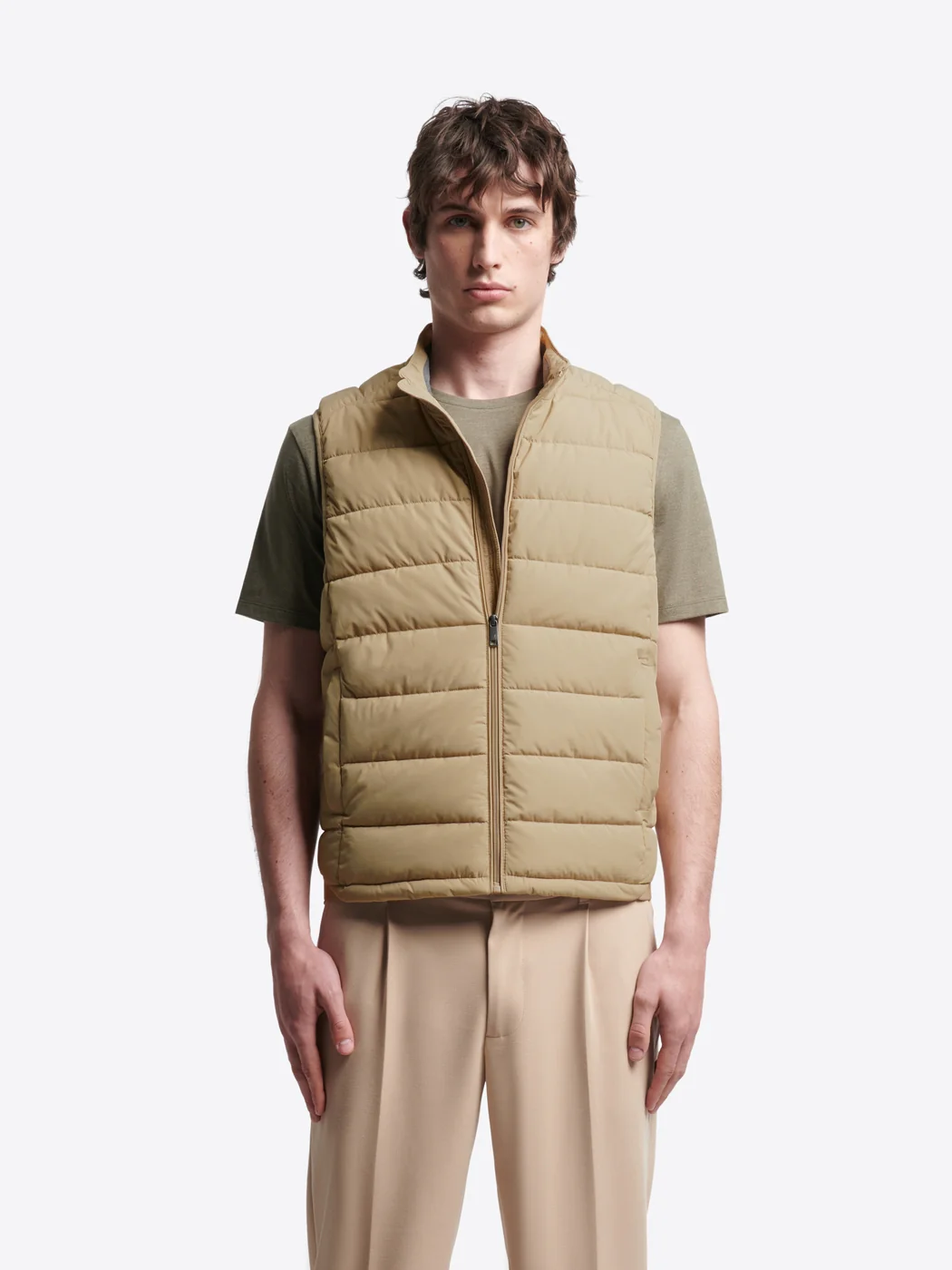 Doudoune sans manches matelassée